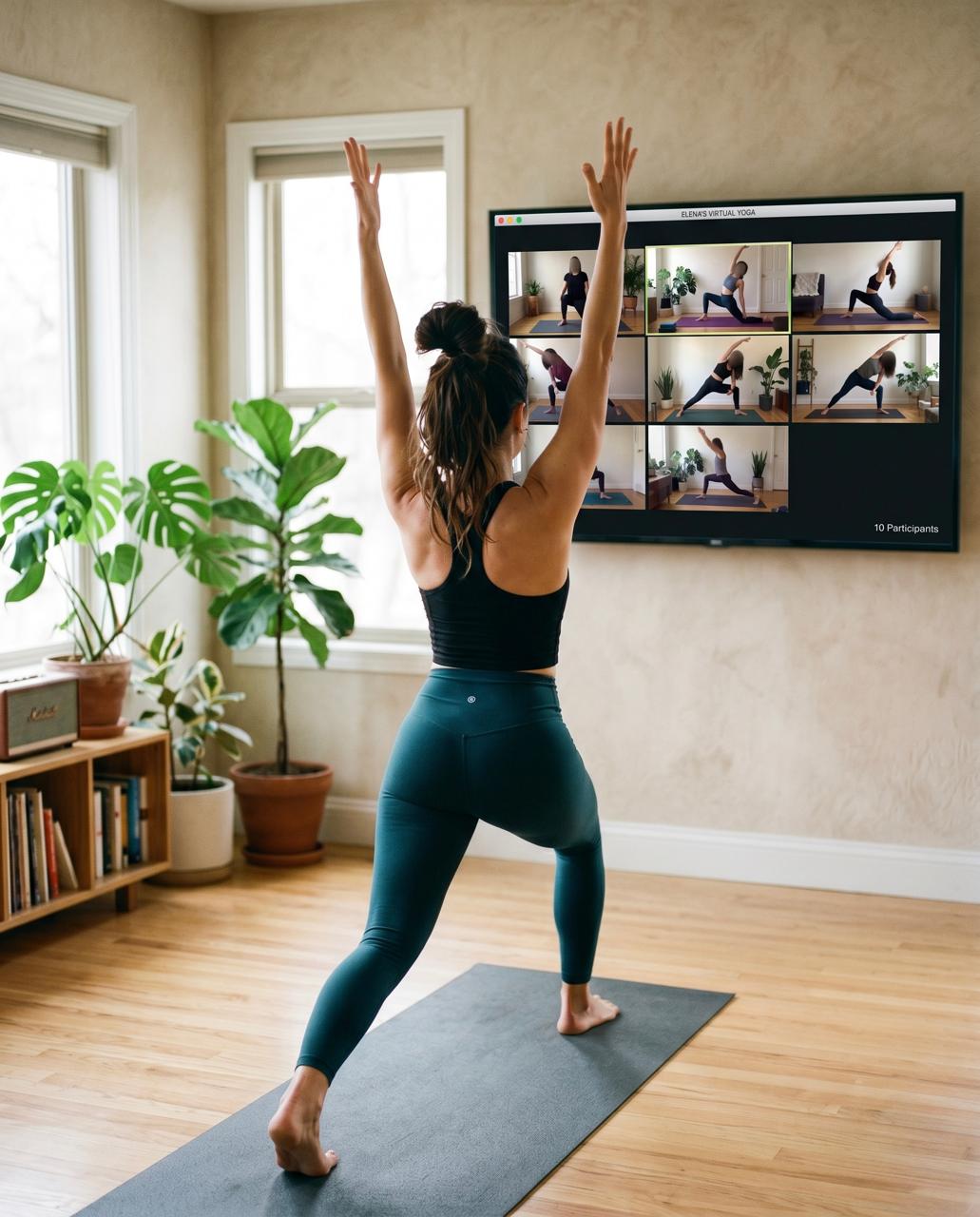 Clases de yoga a distancia
